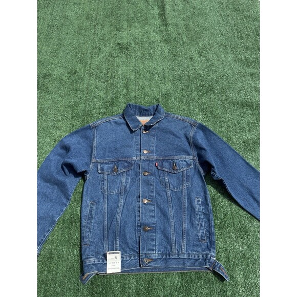 Vintage Levi's Strauss Denim Jean Jacket USA Made 90s Type 1 New Size Small - Picture 2 of 10